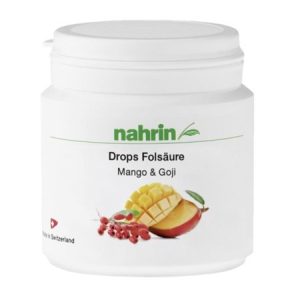 Nahrin Folsav Drops rágótabletta mangóval és goji bogyóval 60db