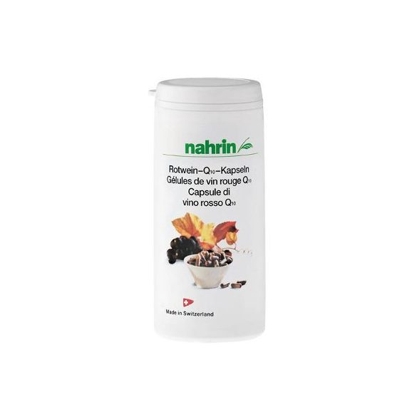 Nahrin Q10 kapszula vörösborral + E- és C-vitaminnal 28g